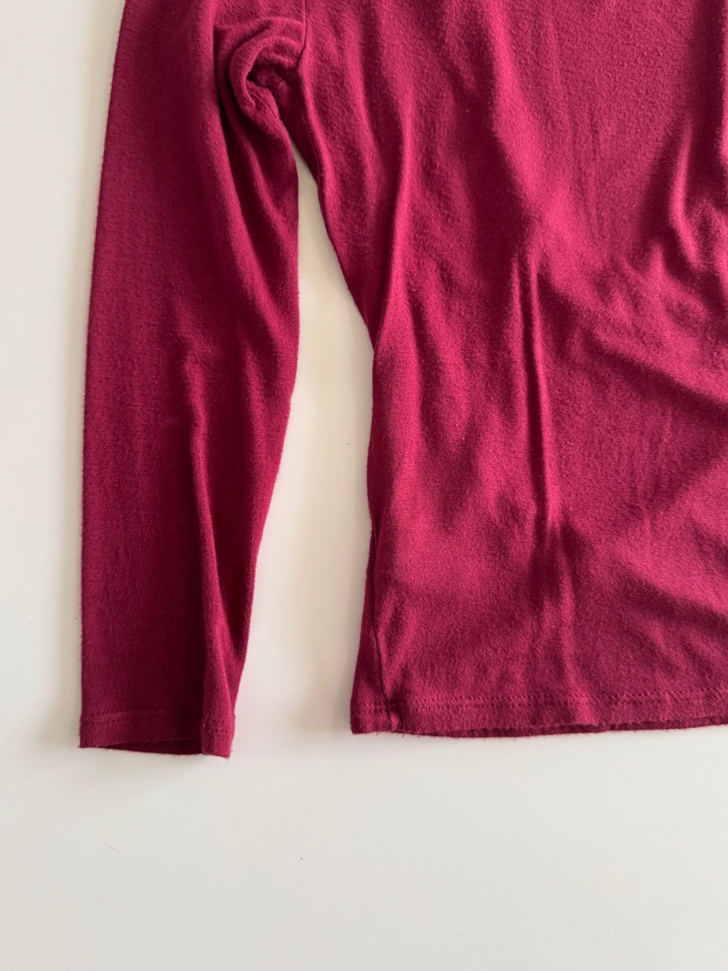 Blusa guinda cruzada, Talla XS, Mujer, Cape Juby