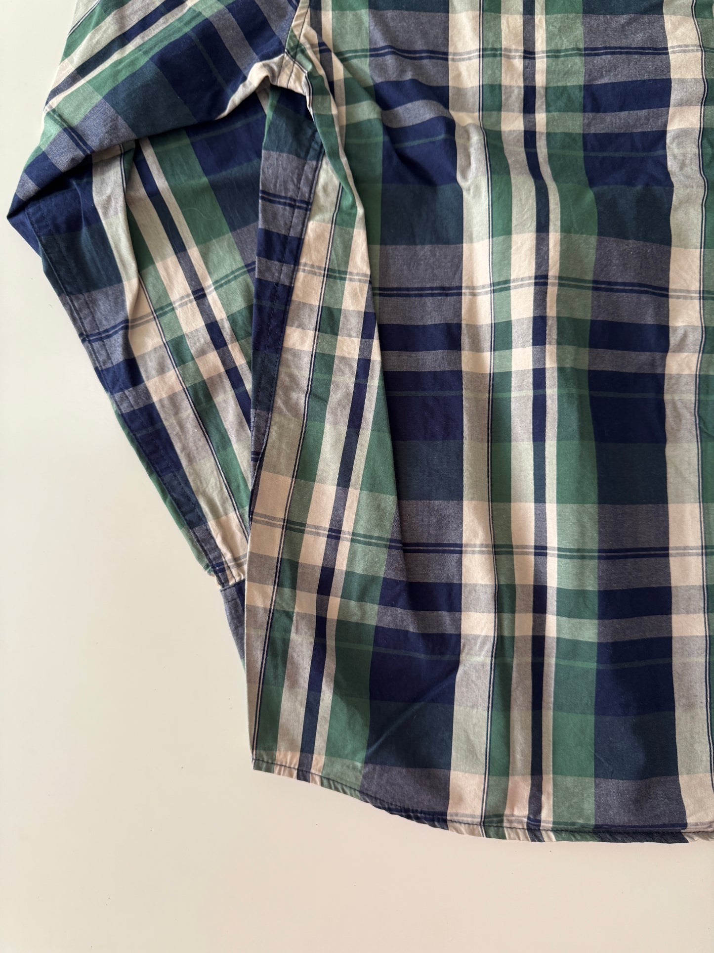 Camisa de cuadros verde, Talla L, Hombre, Weekend
