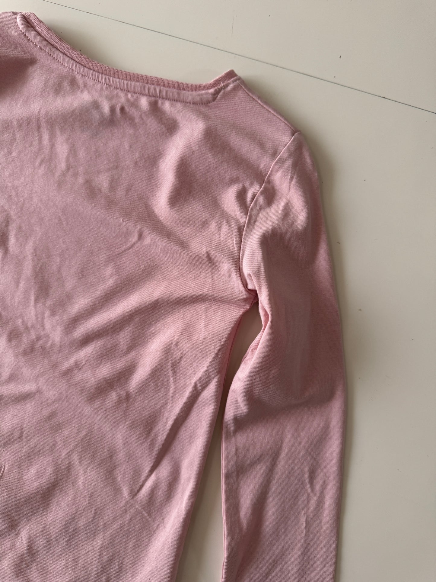 Playera manga larga rosa, Talla 8 a 10 años, Niña, H&M
