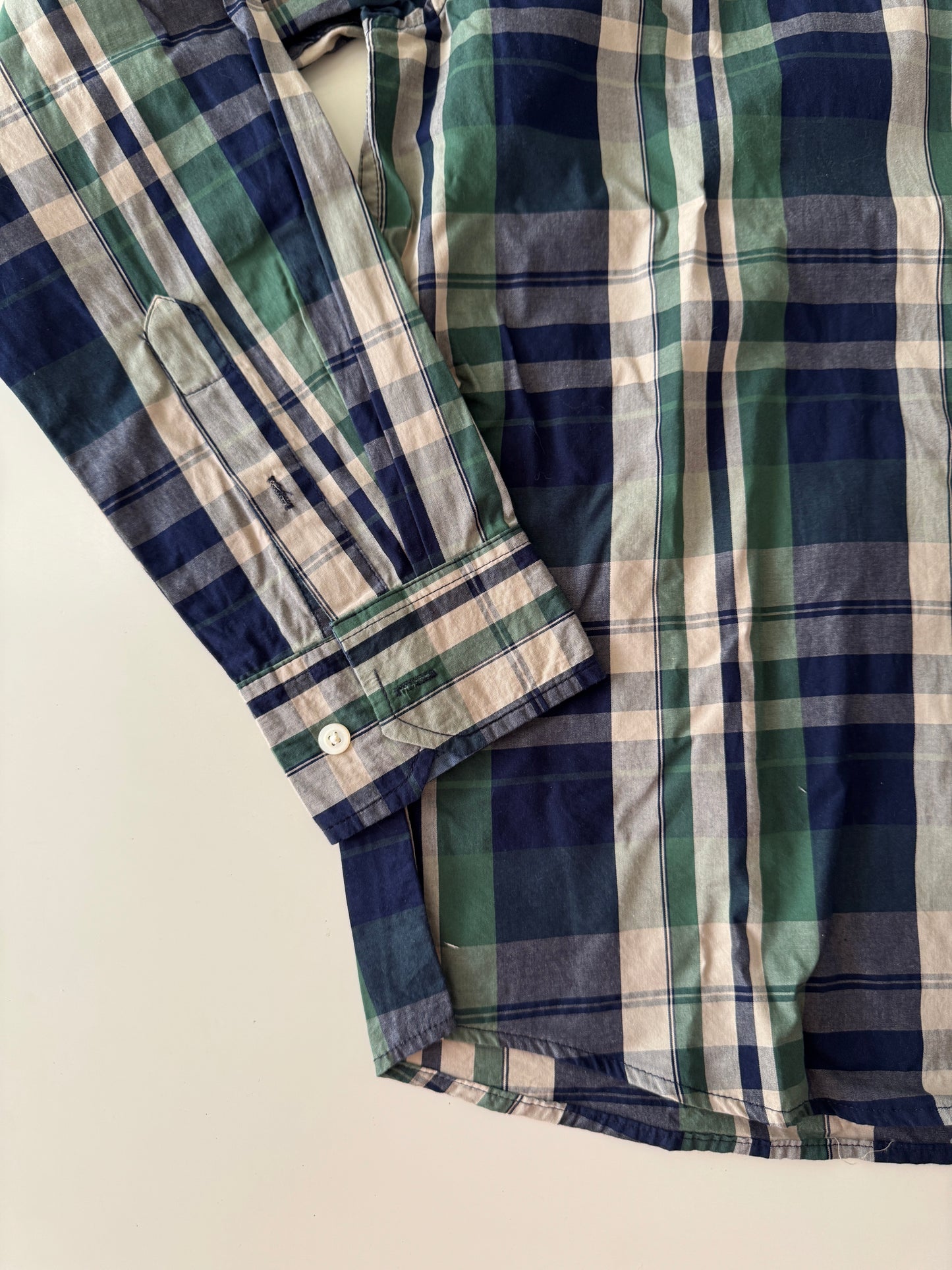 Camisa de cuadros verde, Talla L, Hombre, Weekend