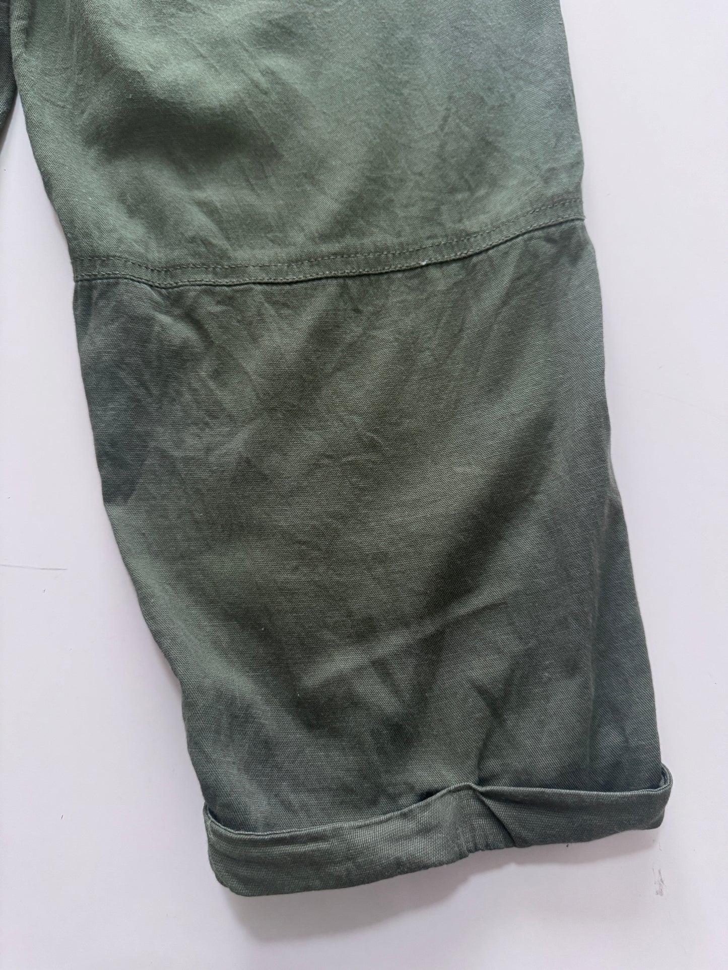 Capris verdes, Talla S, Mujer, So