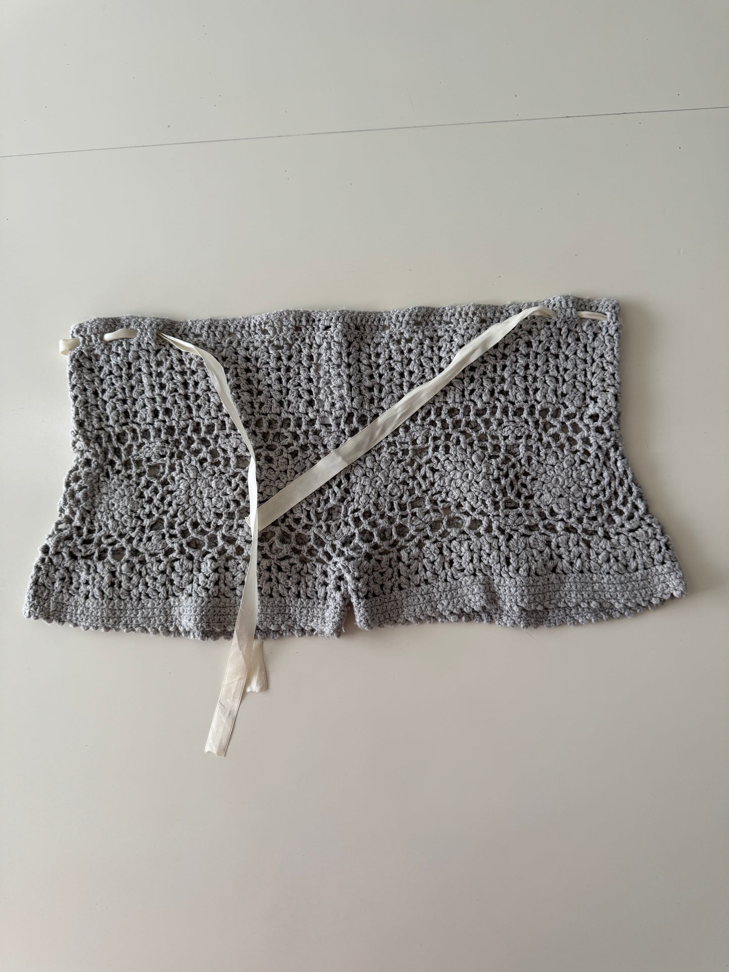 Shorts de crochet grises, Talla S, Mujer, Juicy Couture