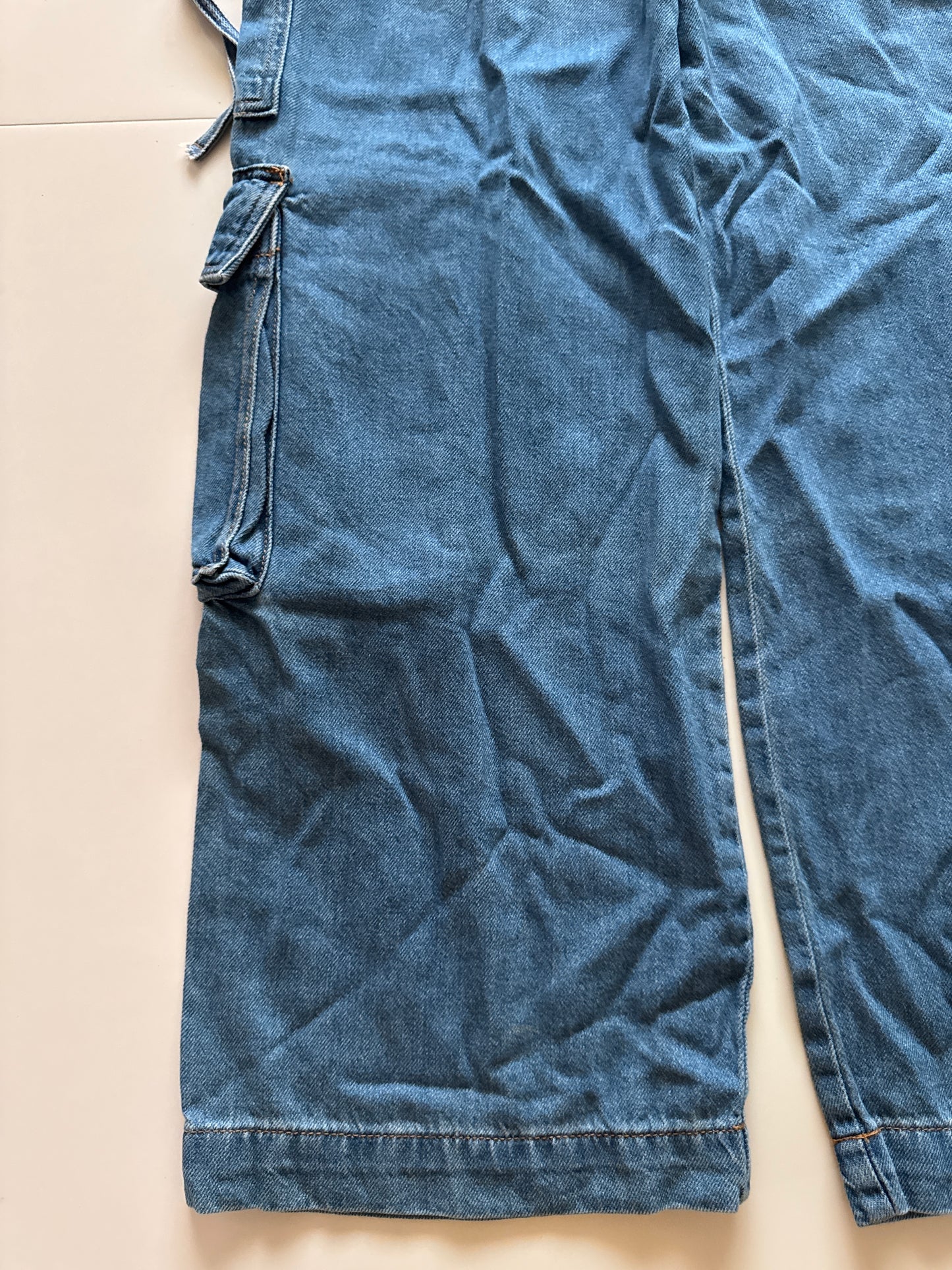 Jeans cargo azules, Talla 2R, Mujer, Wild fable