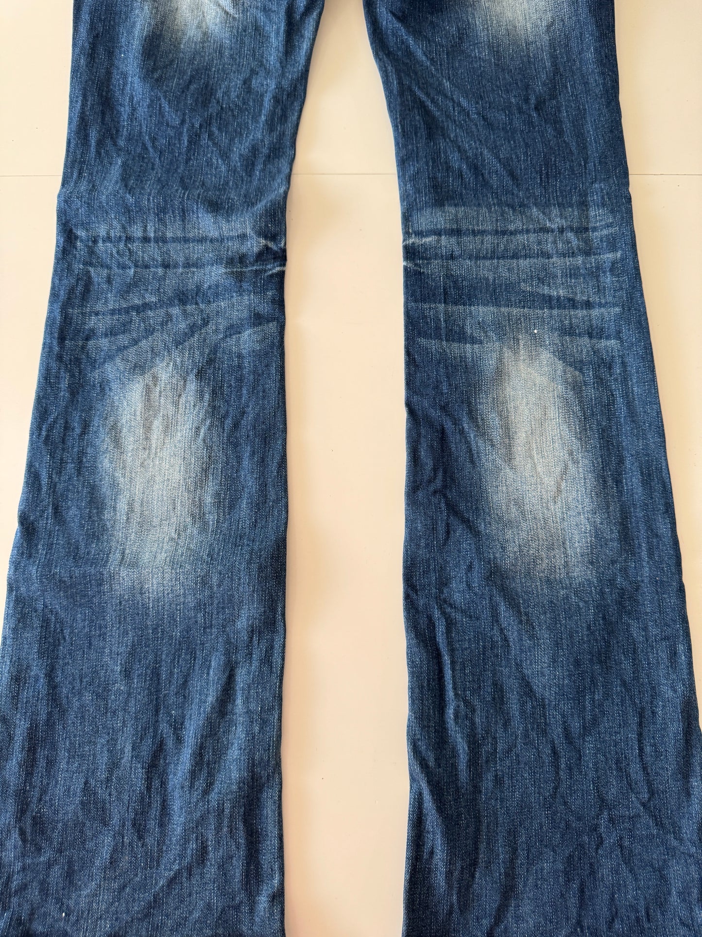 Jeans vaqueros deslavados, Talla 27, Mujer, Grace