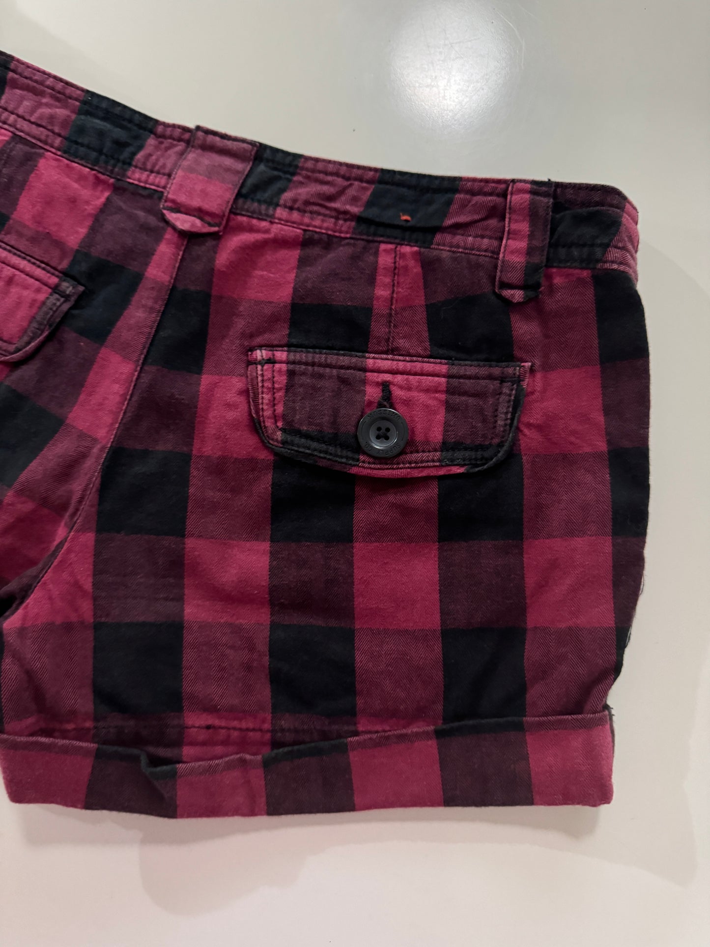 Shorts de cuadros, Talla 5, Mujer, Mossimo