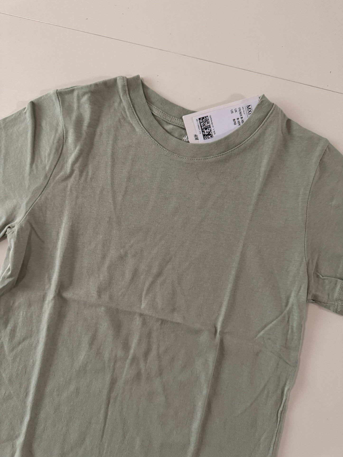 Playera verde claro, Talla 8-10 años, Niño, H&M