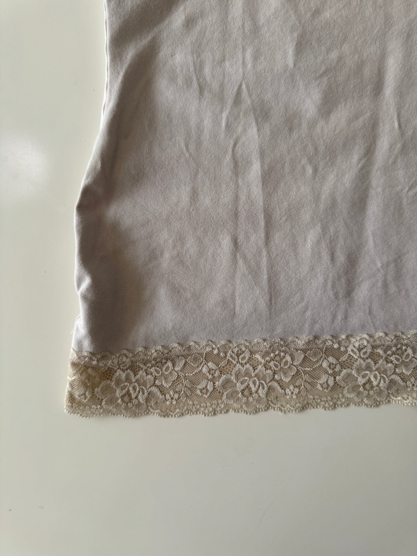 Blusa de tirantes beige, Talla M, Mujer, Express
