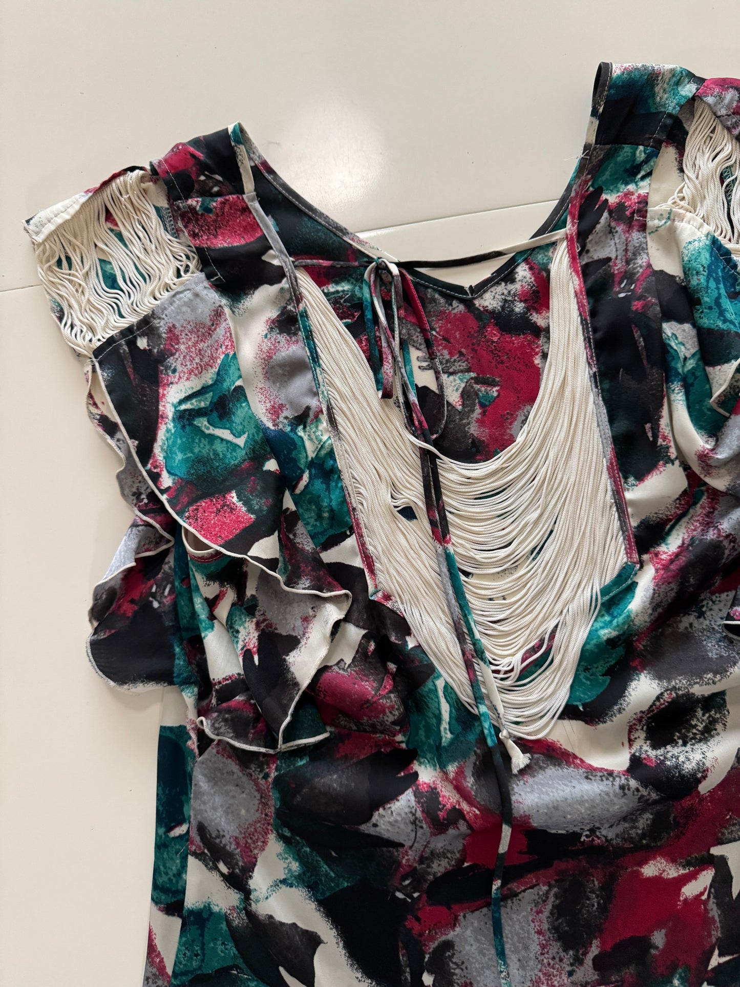 Blusa estampada, Talla M, Mujer, Allen B