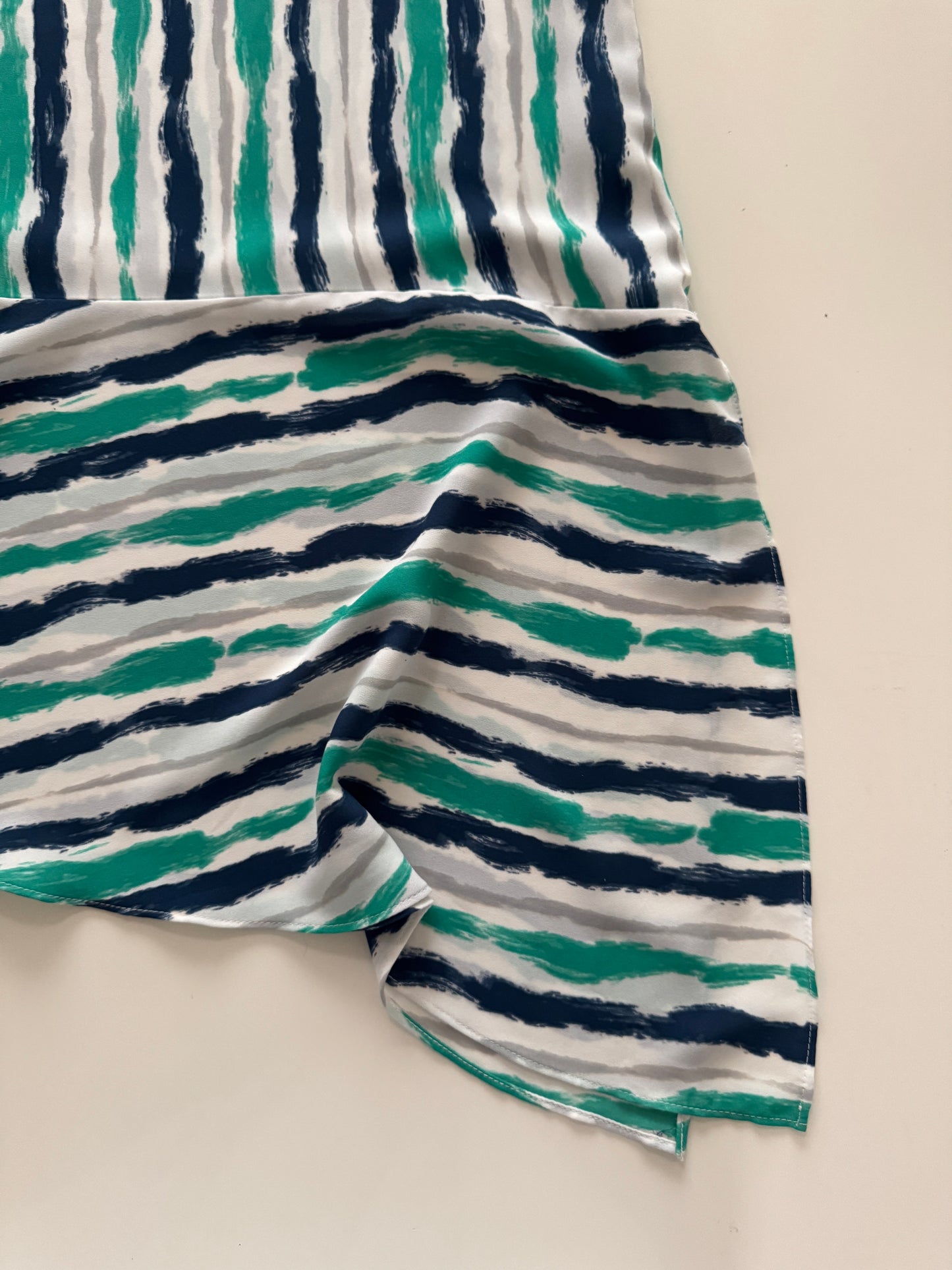 Blusa asimétrica estampada, Talla L, Mujer, Alfani