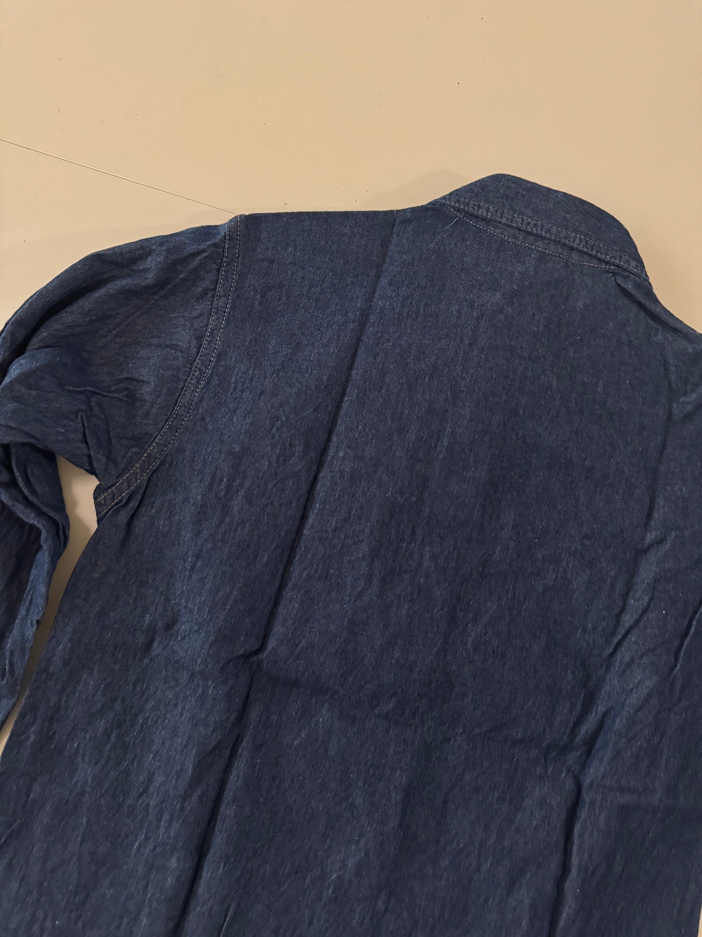 Camisa vaquera de mezclilla azul, Talla 12 años, Niño, Ozono Kracto