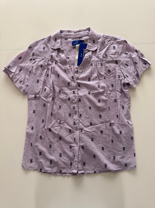 Camisa estampada lila, Mujer, Talla Xl, Weekend