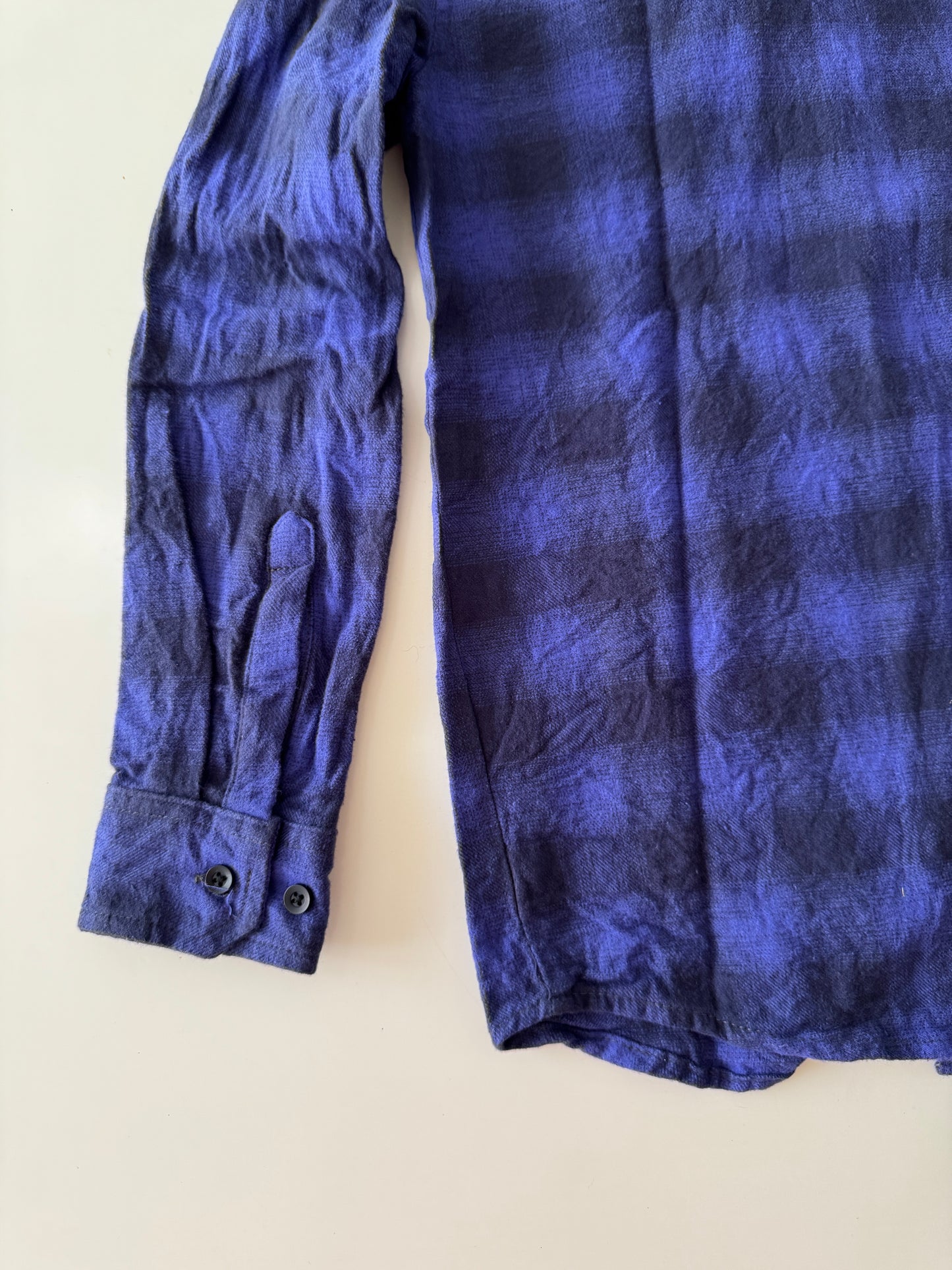 Camisa de franela de cuadros morada, Talla 10 años, Niños, Weekend