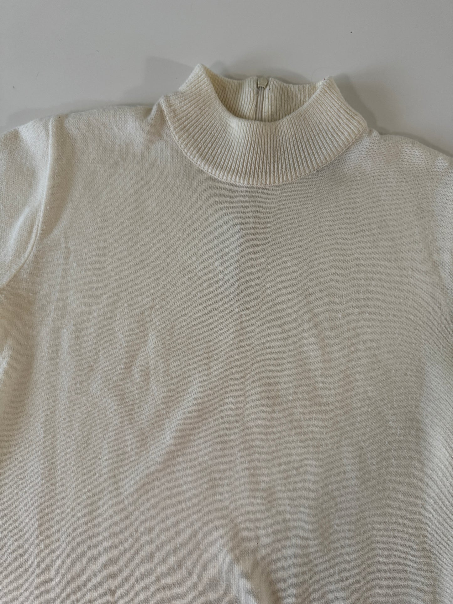 Blusa de punto beige, Talla S, Mujer, Joan Leslie,