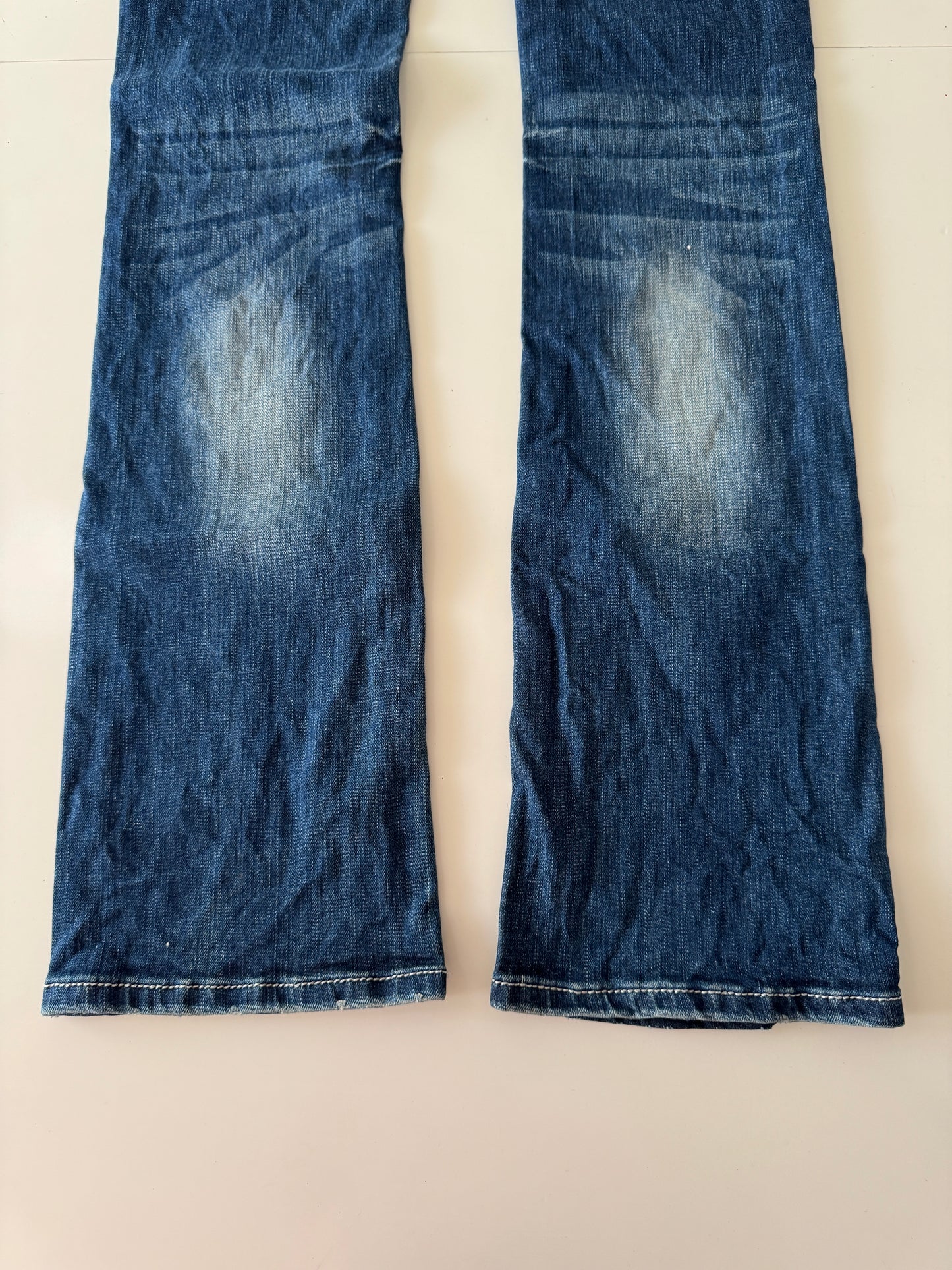 Jeans vaqueros deslavados, Talla 27, Mujer, Grace