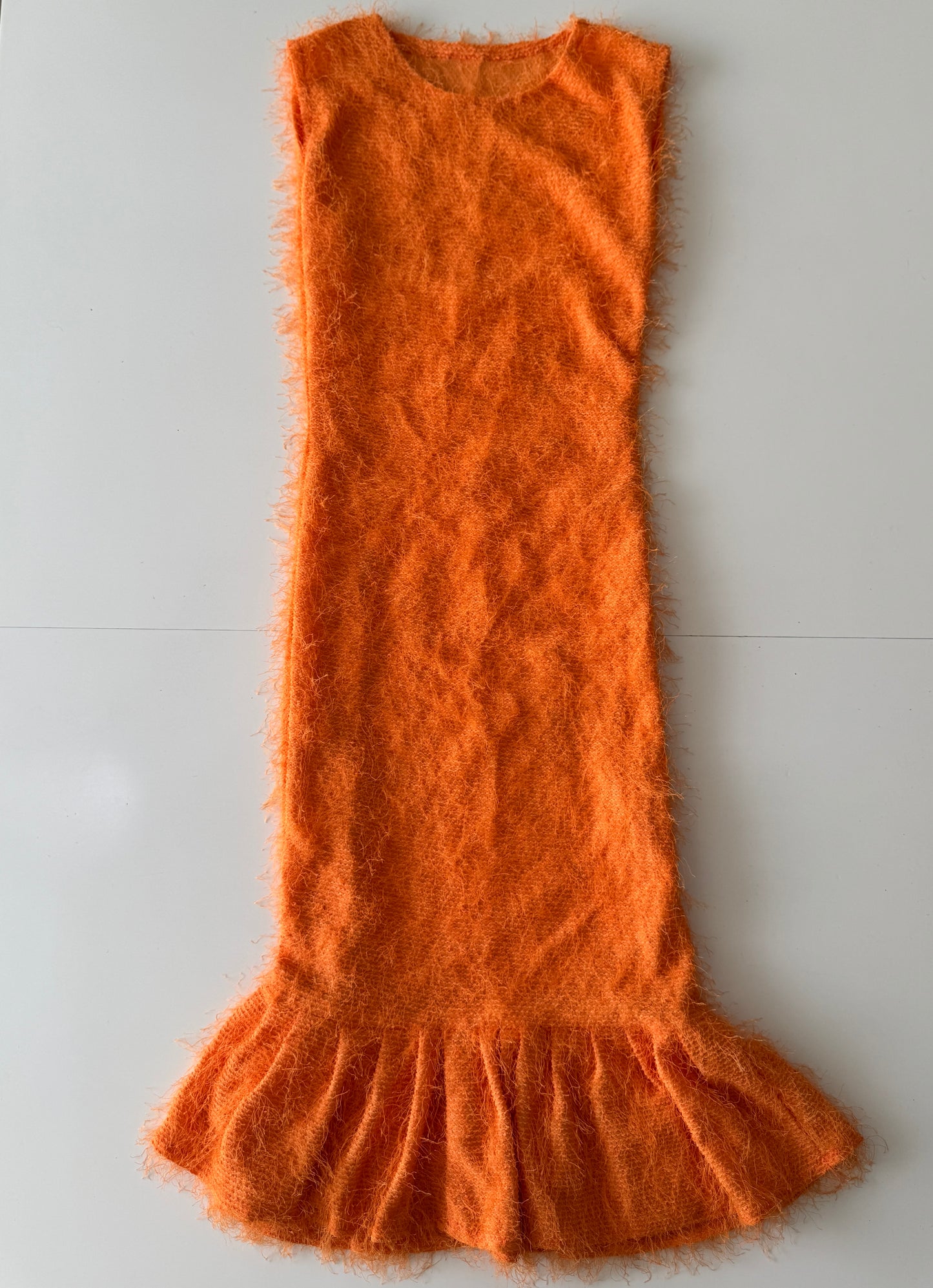 Vestido naranja, Talla S, Mujer