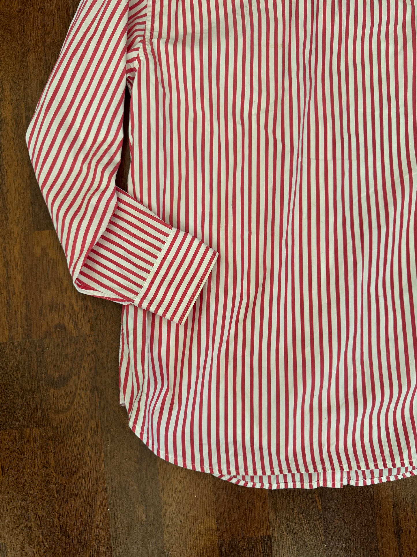 Camisa de rayas rosas, Talla M, Mujer, Lauren Ralph Lauren