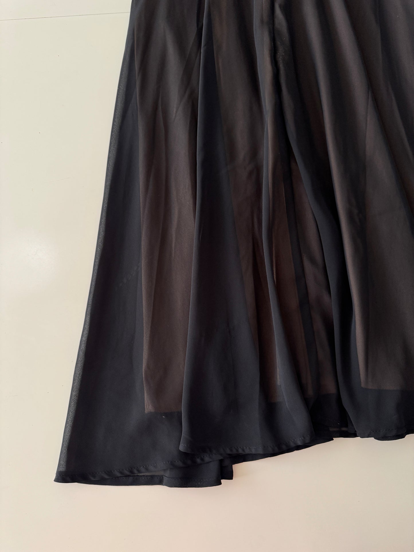Vestido de fiesta negro, Talla 8, Mujer, Connected Apparel