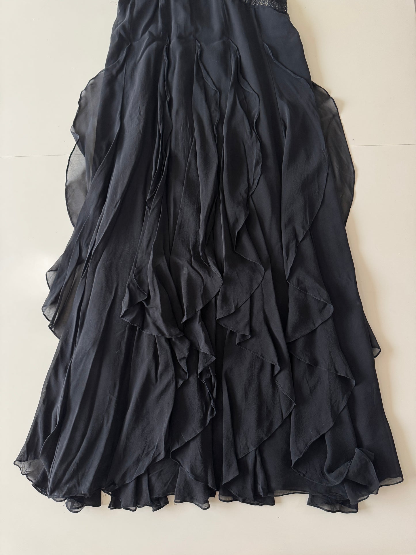 Vestido de fiesta negro, Talla 0, Xs, Mujer, BCBG Max Azria