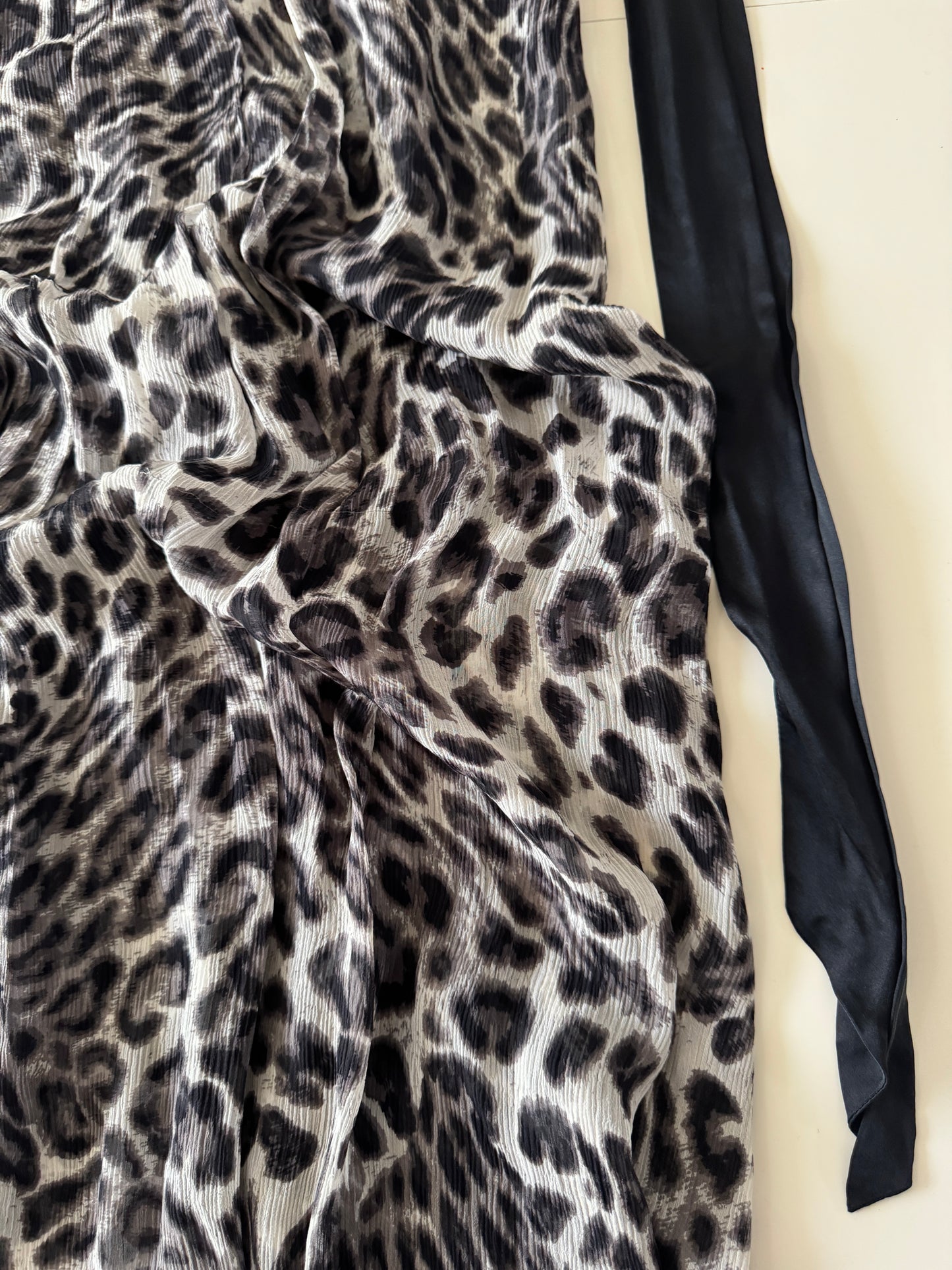 Vestido de fiesta, animal print, Talla 4, S, Mujer, BCBG Max Azria