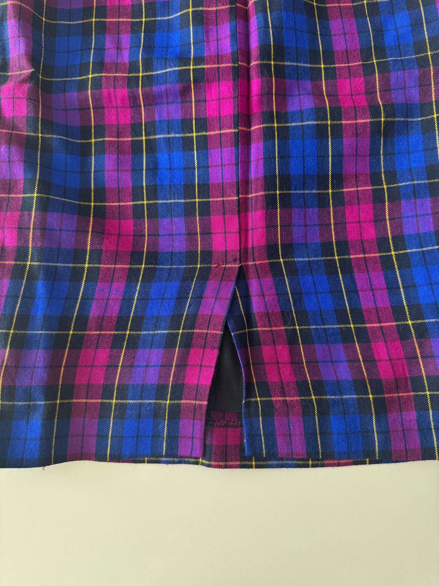 Falda de cuadros, Talla Xs, Mujer