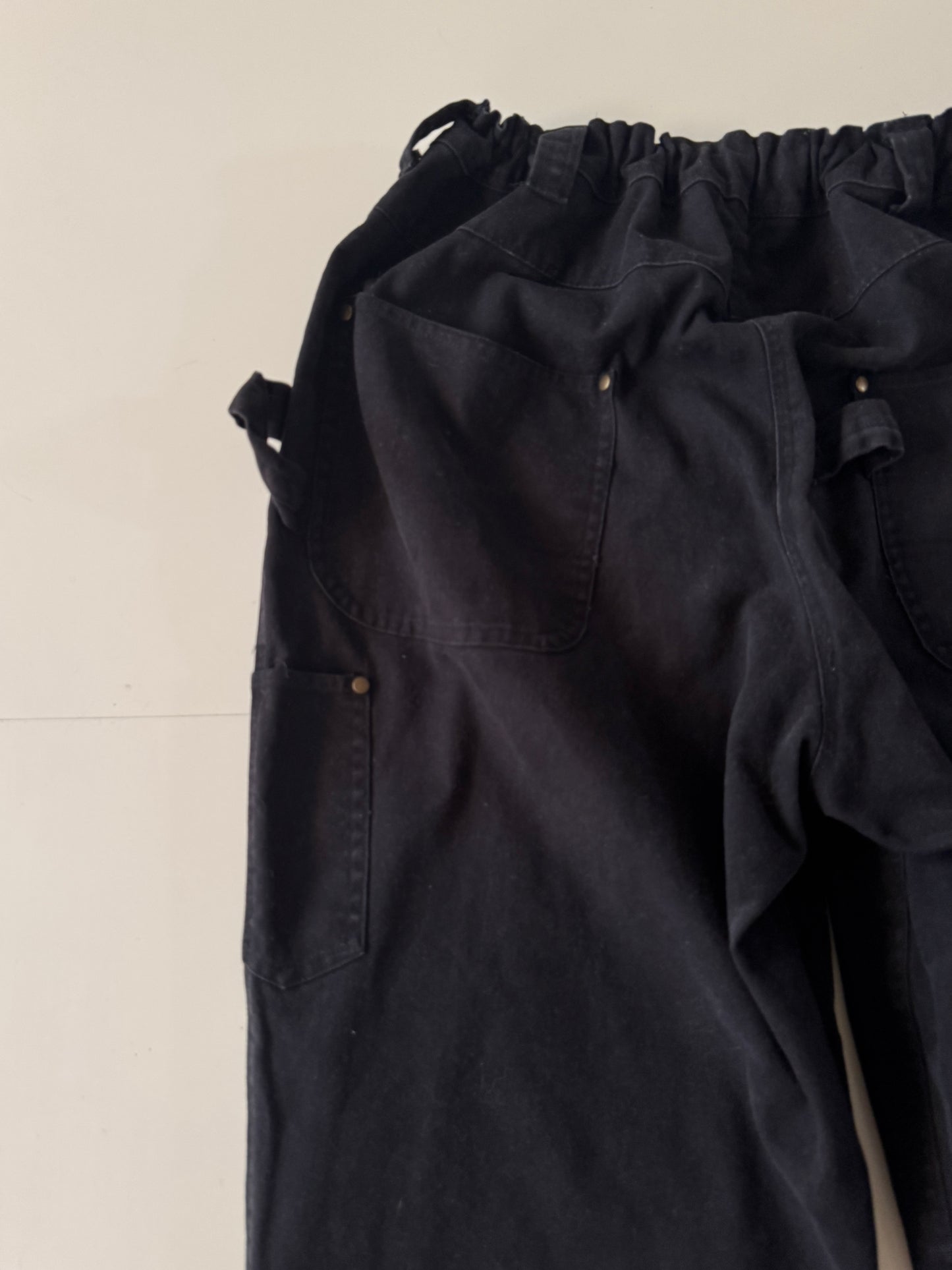 Pantalones negros upcycled, Talla 28 a 32, Hombre, Adventuridge