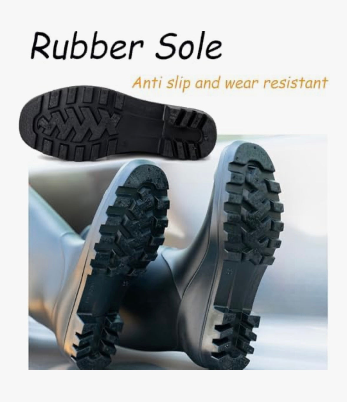 Botas de lluvia, Talla 24.5cm, 39, Mujer, Yasowin