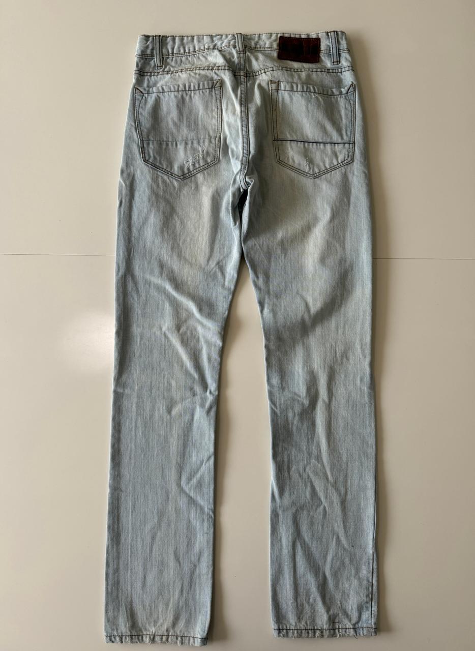 Jeans claros deslavados, Talla 30, Hombre