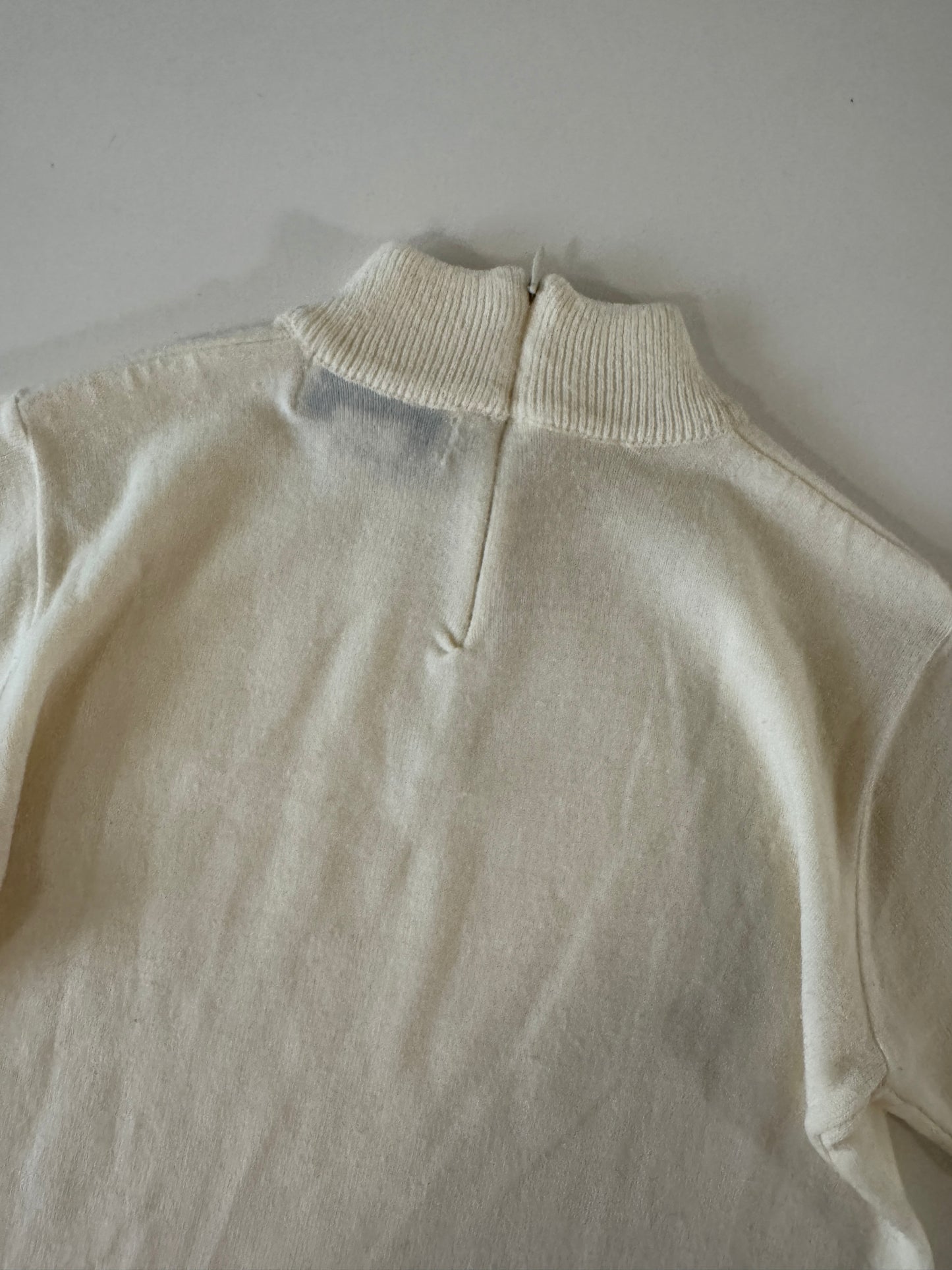 Blusa de punto beige, Talla S, Mujer, Joan Leslie,