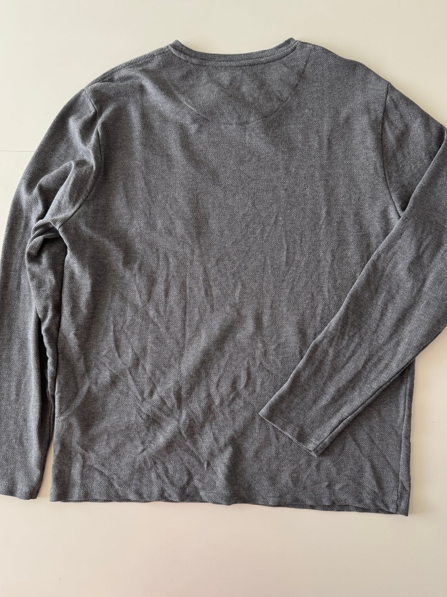 Playera de manga larga gris, Talla XL, Hombre, Sfera Men