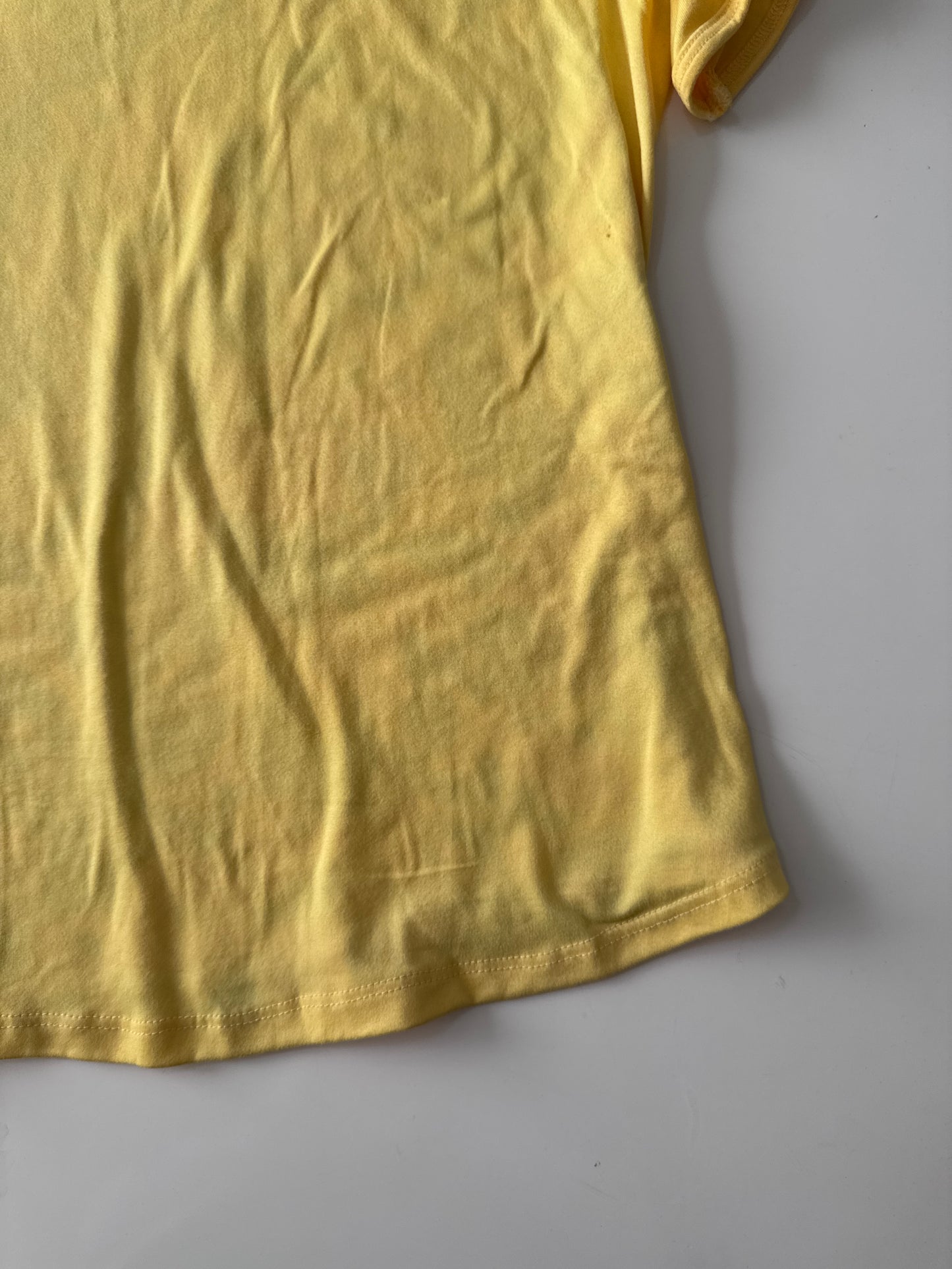 Playera estampada amarilla, Talla M/L, Mujer, Creaciones HR