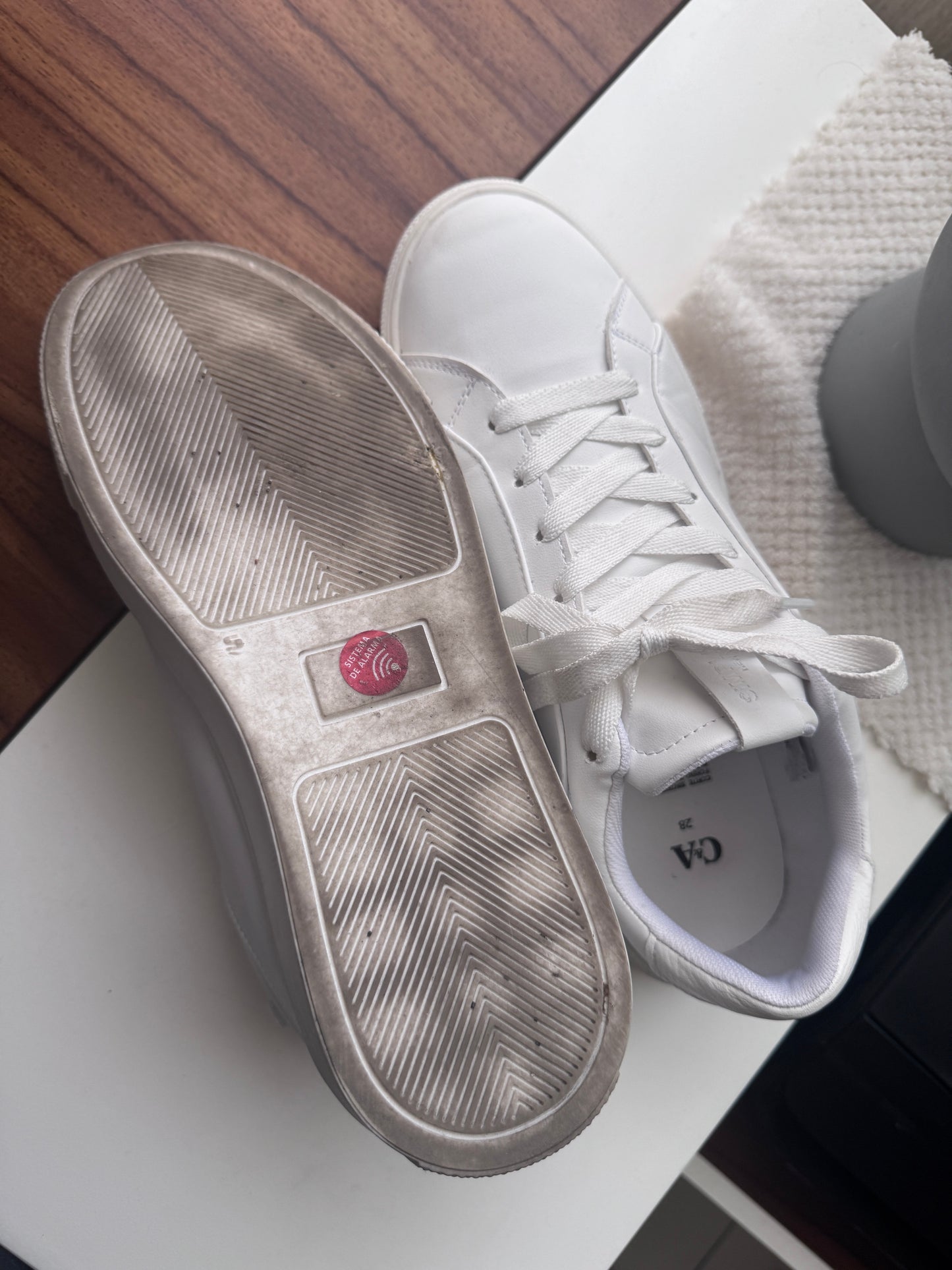 Tenis blancos, Hombre, Talla 28Mx, C&A