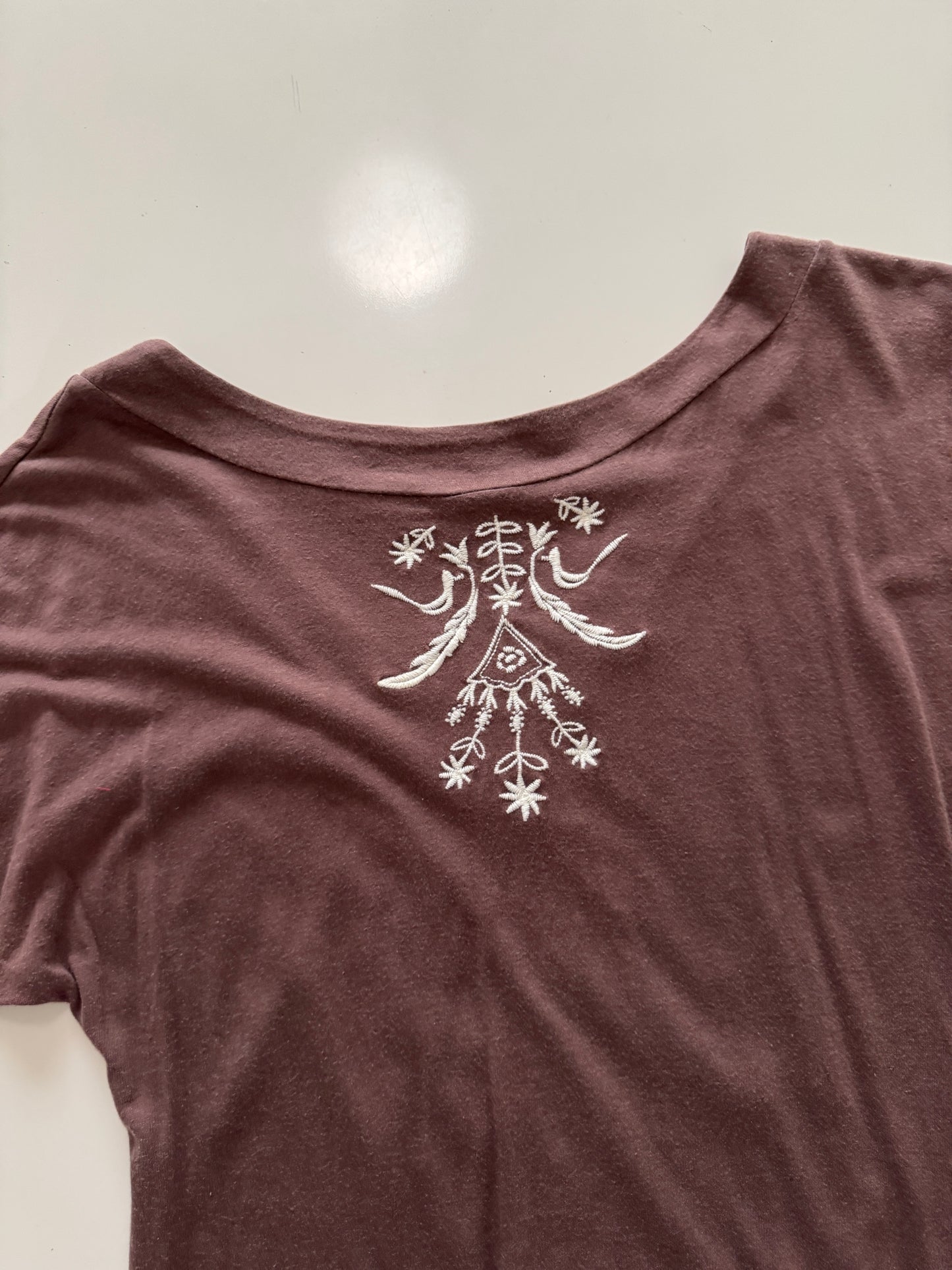 Playera café, Talla M, Mujer