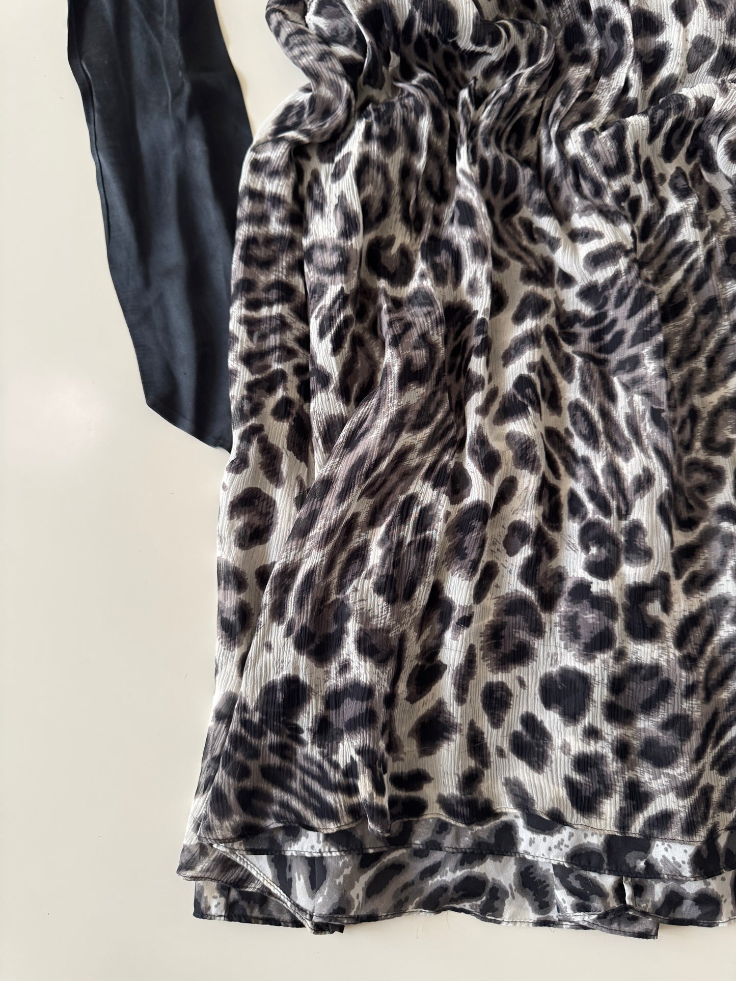 Vestido de fiesta, animal print, Talla 4, S, Mujer, BCBG Max Azria