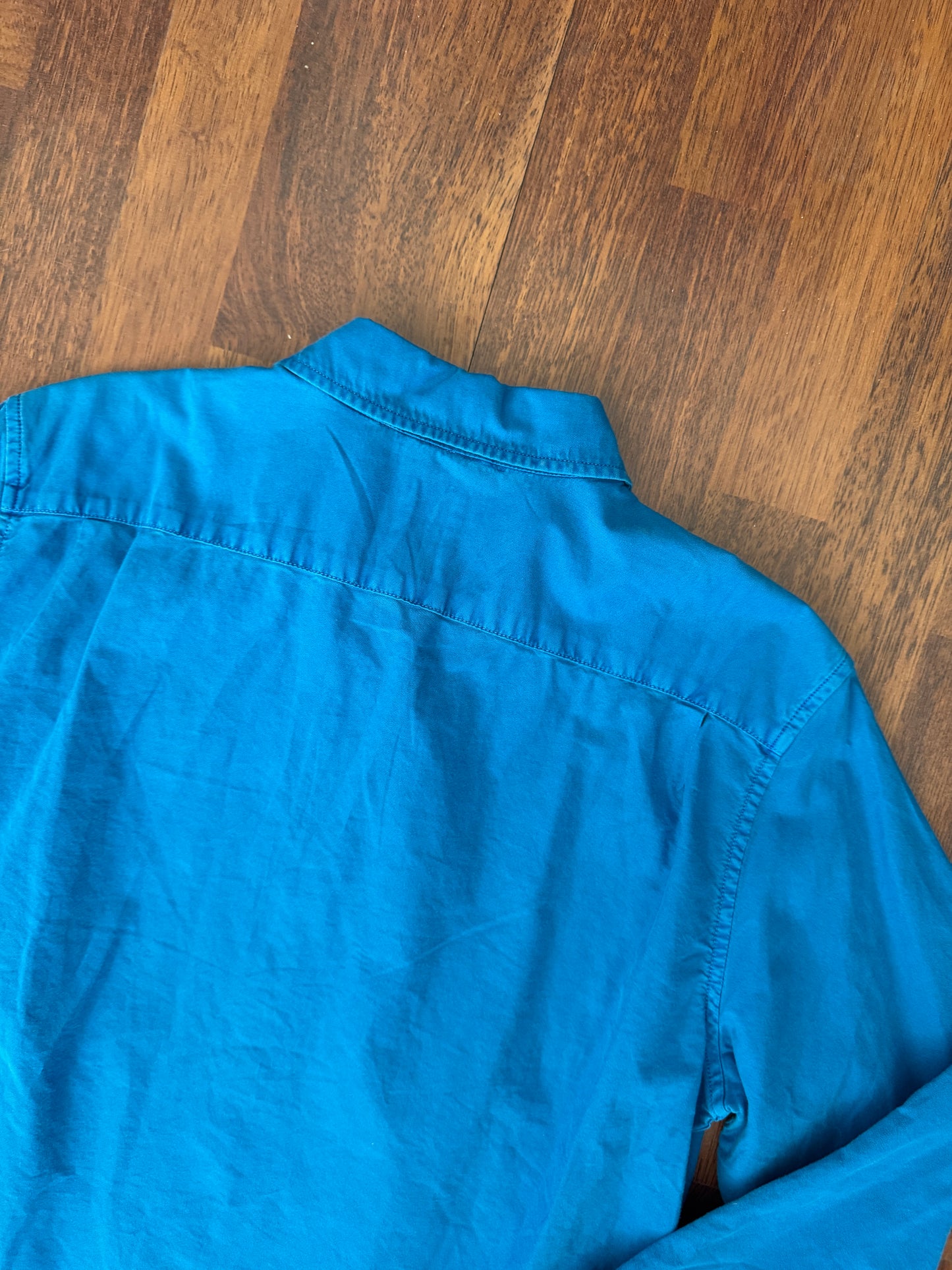 Camisa color turquesa, 1 bolsillo, Talla M, standard fit, Mujer, Levi’s