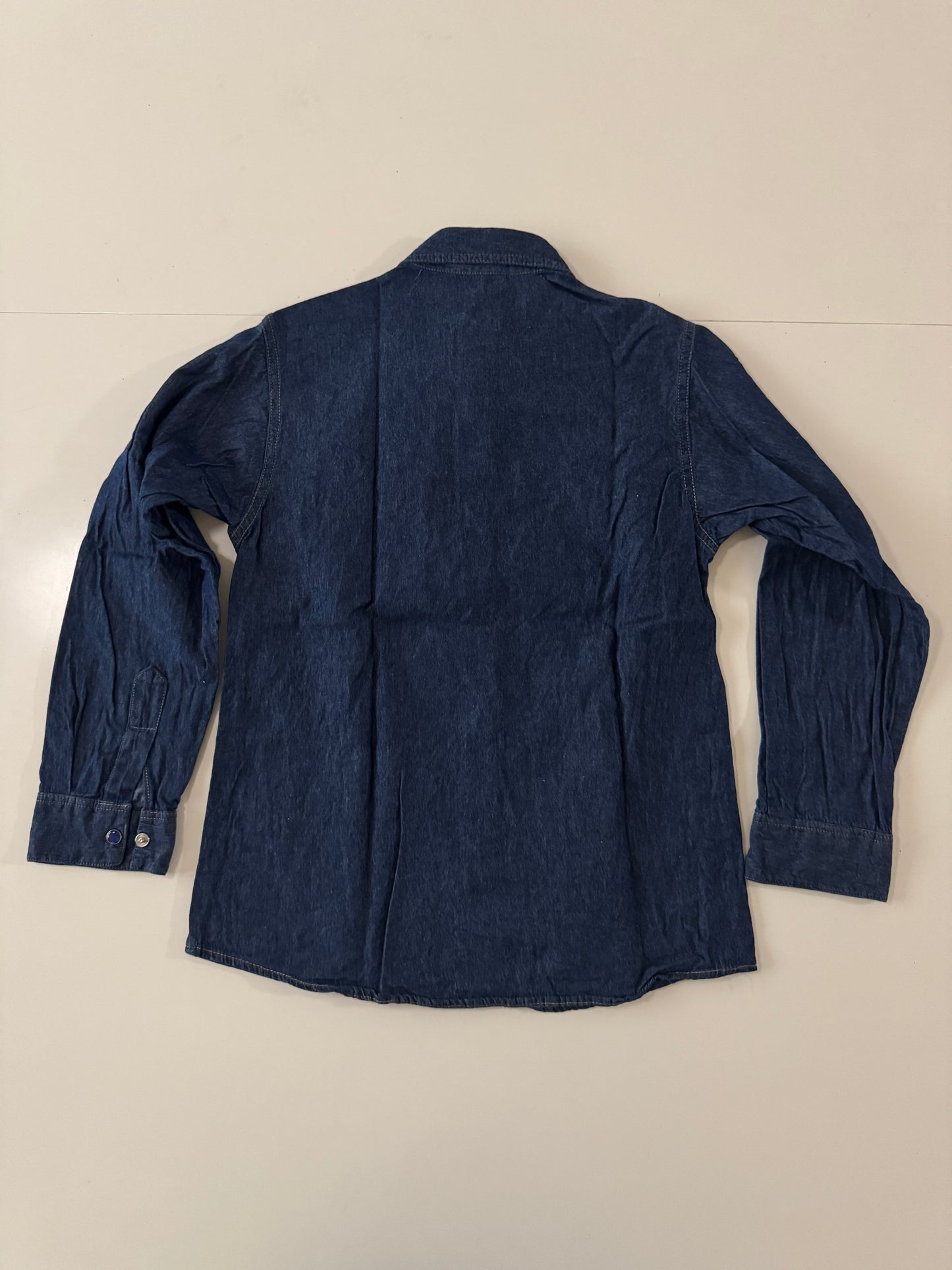 Camisa vaquera de mezclilla azul, Talla 12 años, Niño, Ozono Kracto
