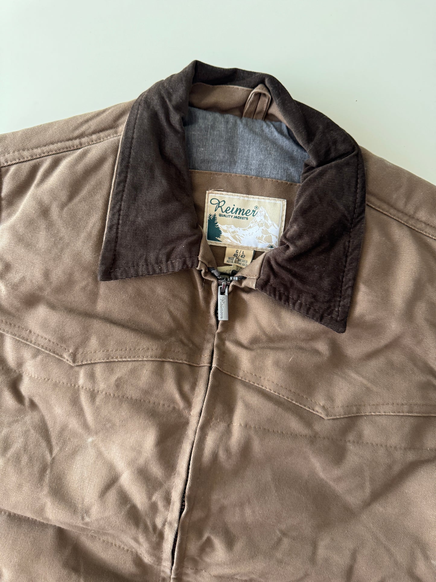 Chaleco cafe, Talla L (40/42), Hombre, Reimer