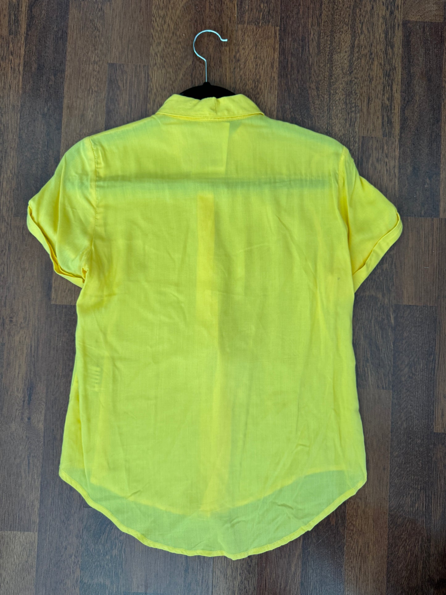 Camisa amarilla, Talla M, slim fit, Mujer, Shasa