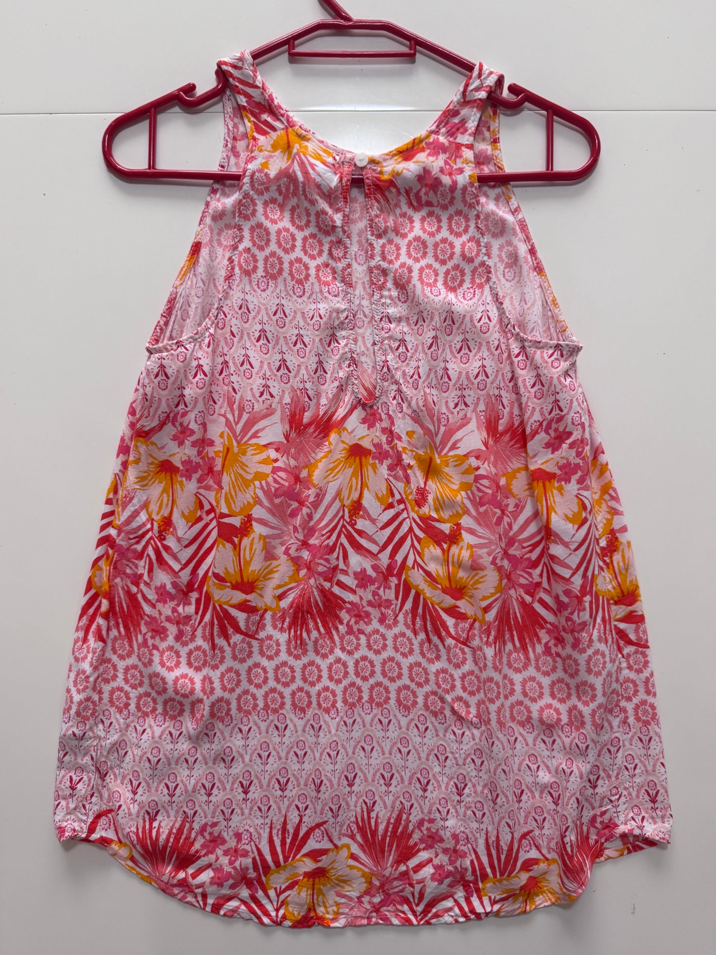 Blusa sin mangas estampada, Talla XS, Mujer, Old Navy