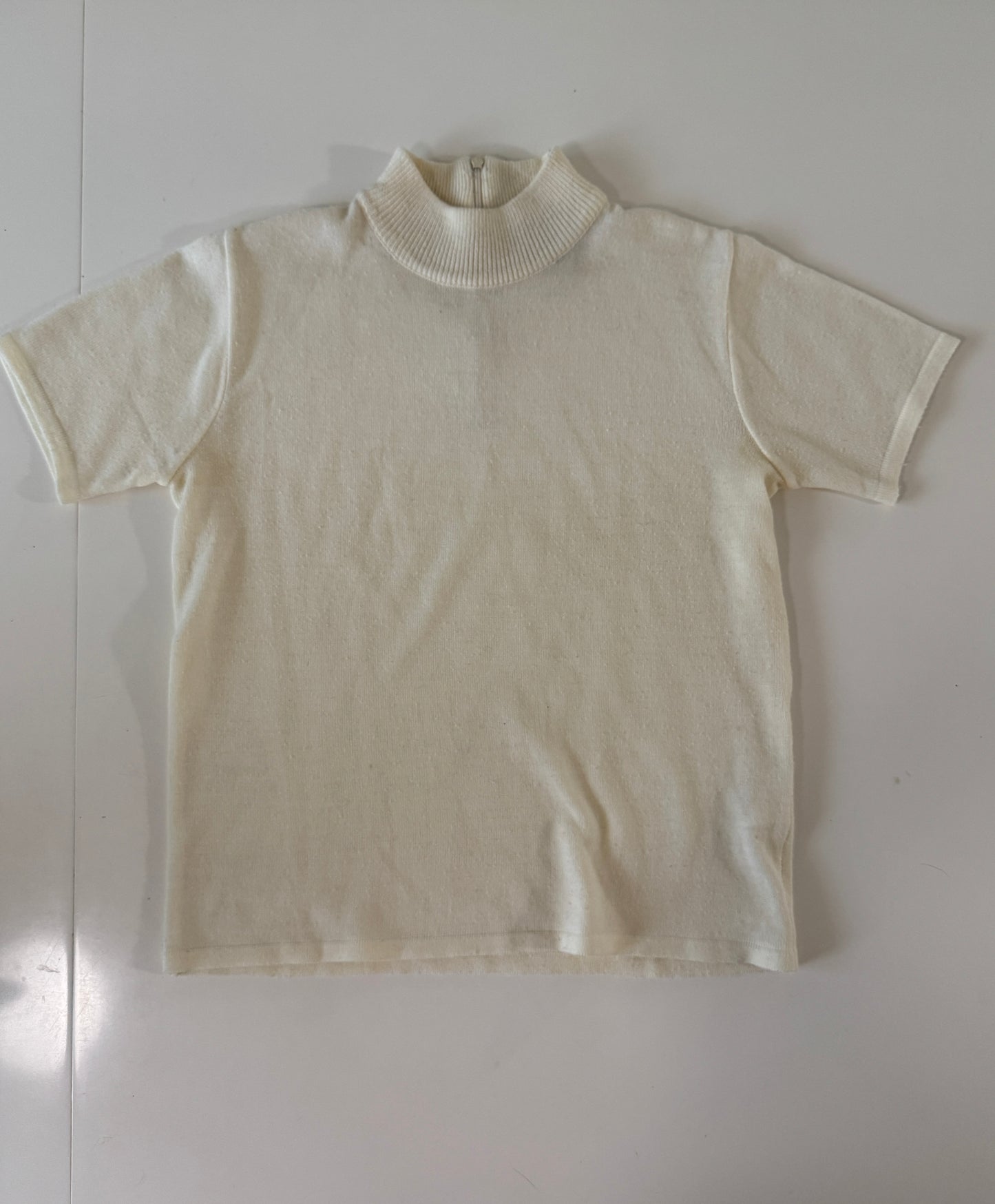 Blusa de punto beige, Talla S, Mujer, Joan Leslie,