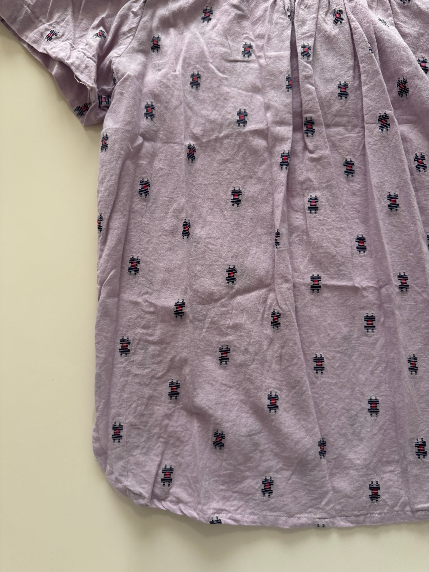 Camisa estampada lila, Mujer, Talla Xl, Weekend