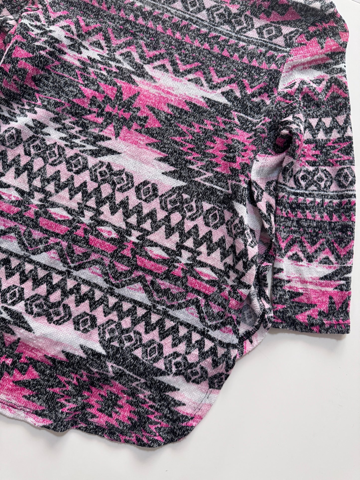 Blusa de punto estampada, Talla XS, Mujer, G:21