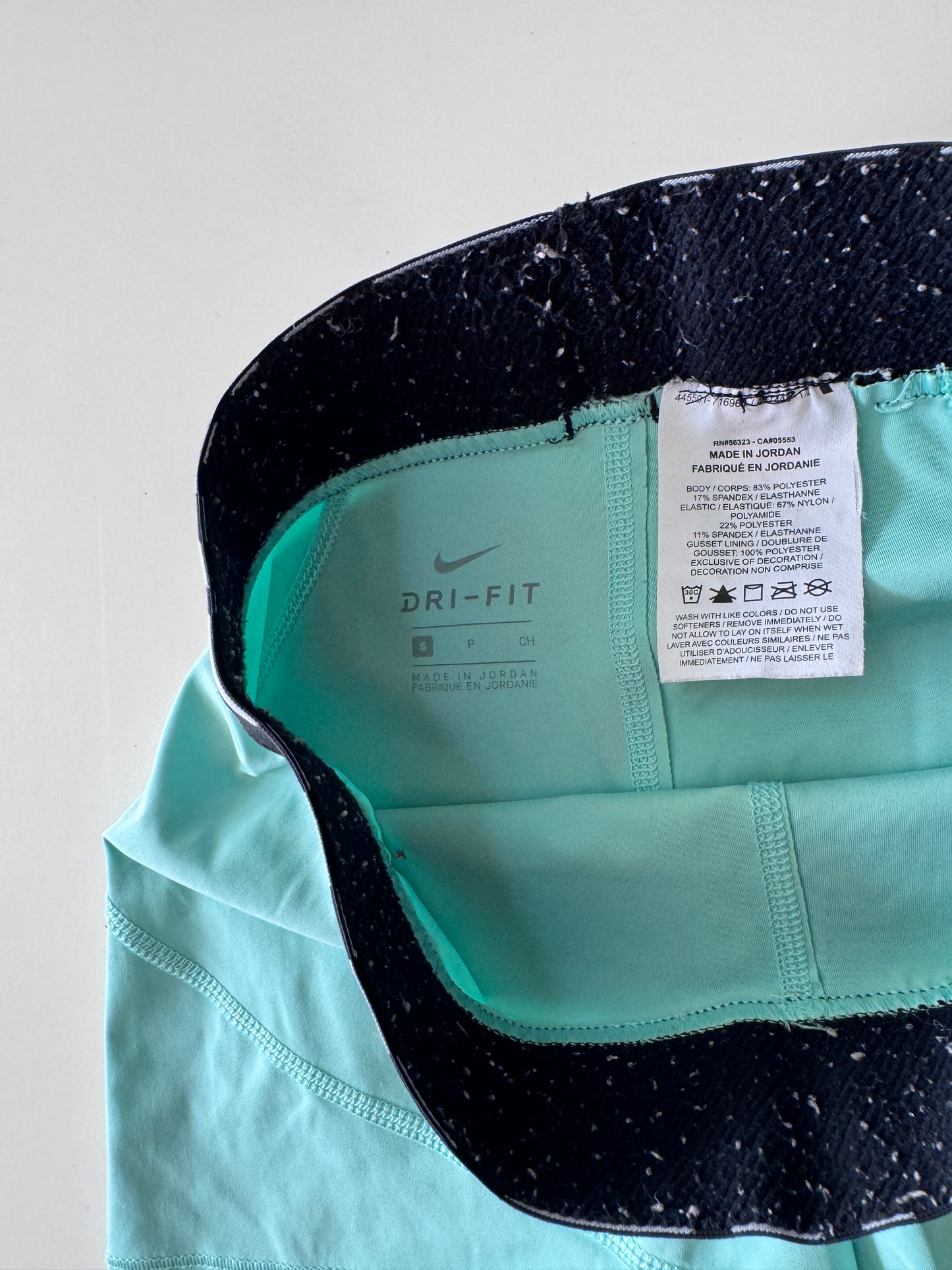 Biker shorts verde menta, Talla S, Mujer, Nike