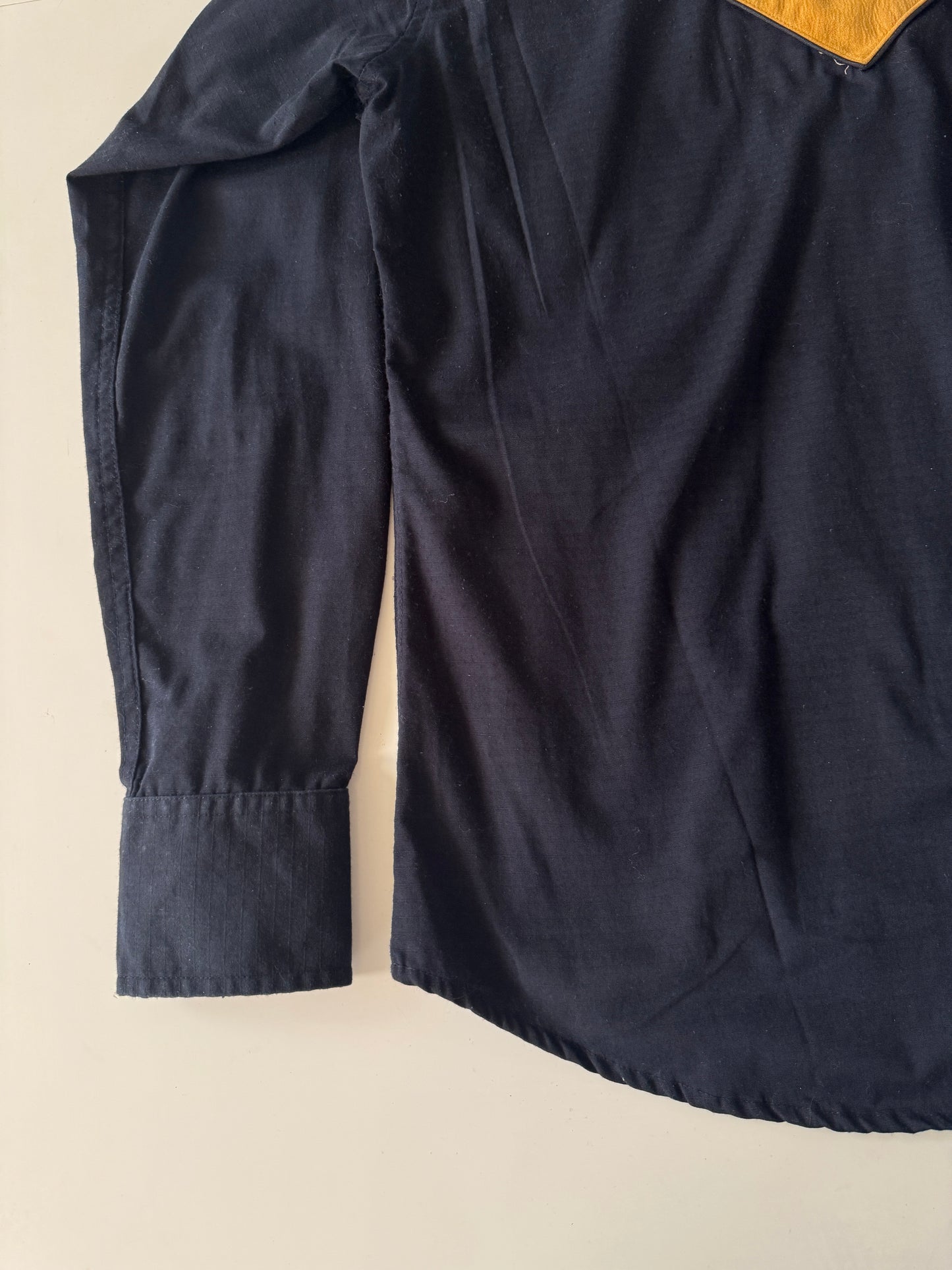 Camisa vaquera con aplicacion de gamuza, Talla M, Hombre, Winster