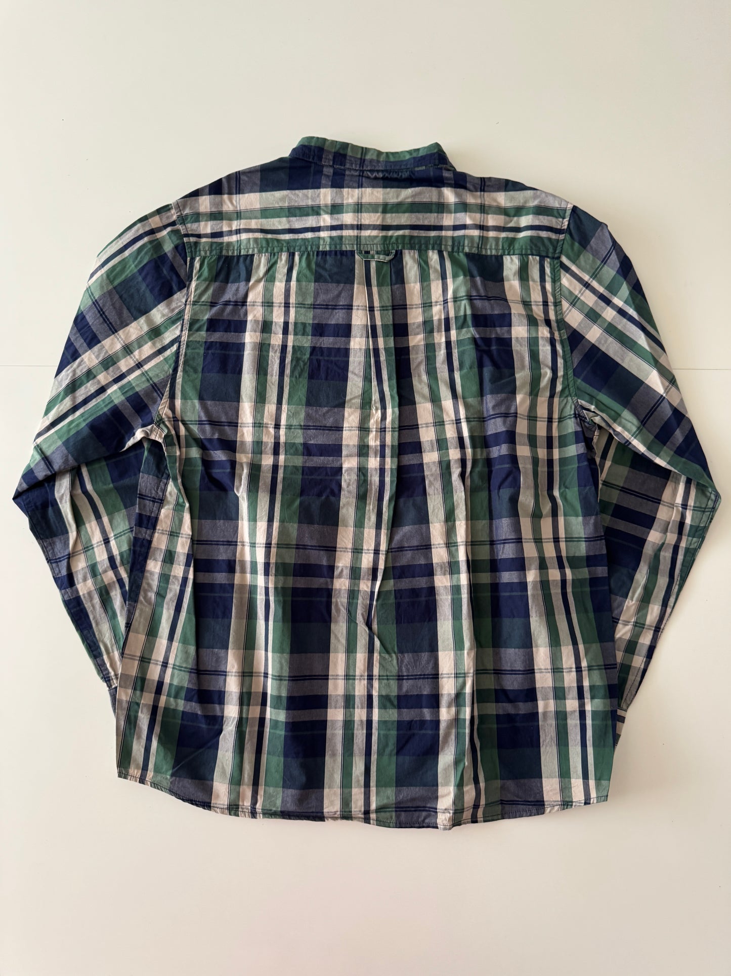 Camisa de cuadros verde, Talla L, Hombre, Weekend