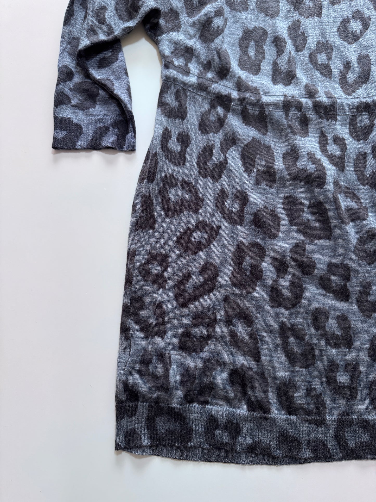 Vestido tejido estampado animal print, Talla M, Mujer, Love 21