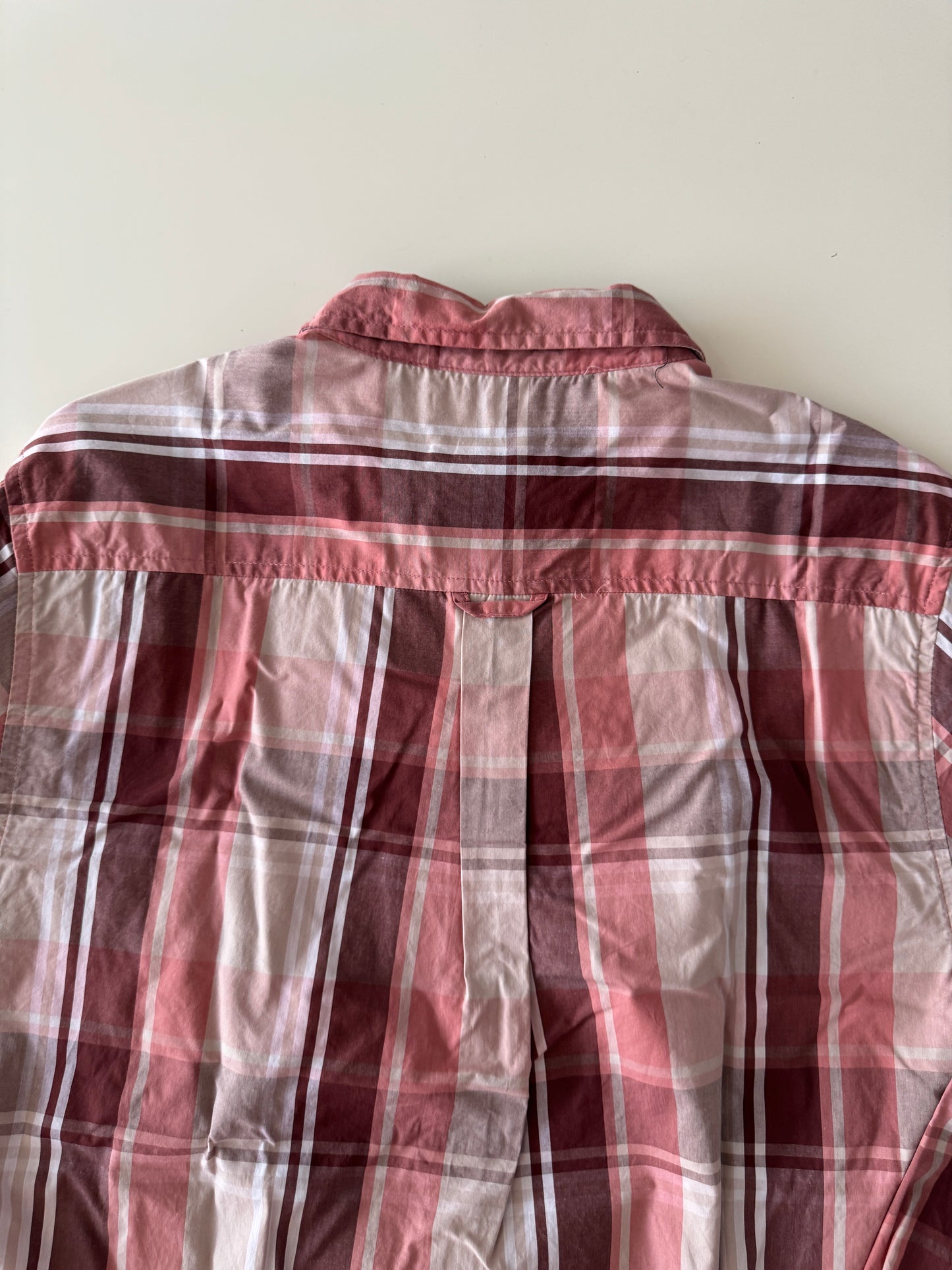 Camisa de cuadros rosa, Talla L, Hombre, Weekend