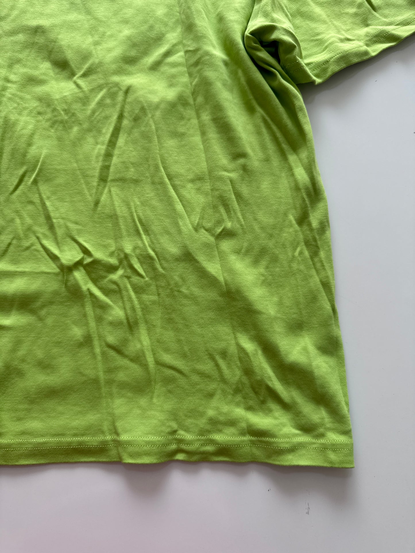 Playera verde limon estampada, Talla S, Hombre, Fila