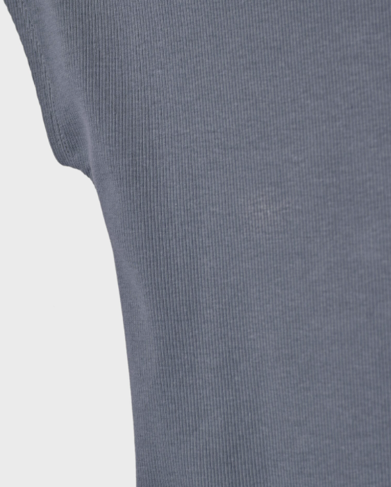 Camiseta ajustada gris, Talla S, Mujer