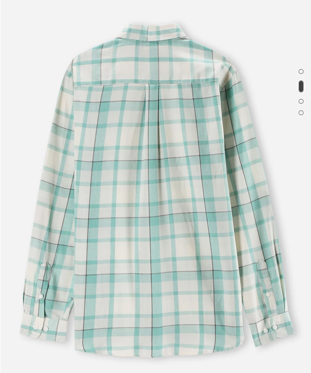 Camisa de cuadros manga larga, Talla EEG, Hombre
