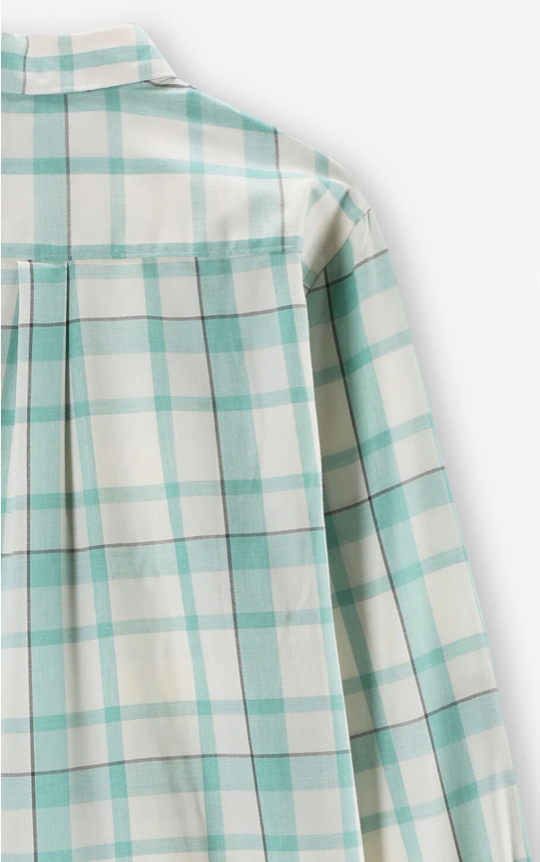 Camisa de cuadros manga larga, Talla EEG, Hombre